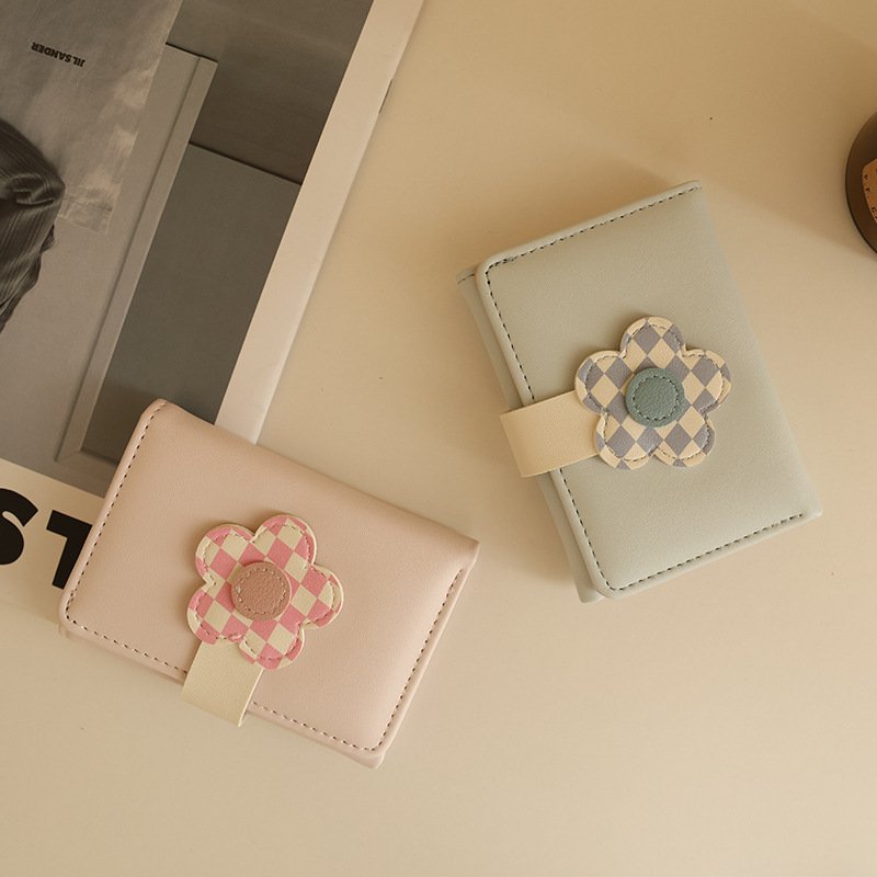 Ladies Wallet Girls Short Cartoon Cute Multi Card Coin Purse Wallet Wallet Female