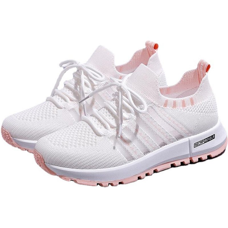 Women's Tennis Shoes Work Shoes Sneakers Rubber Sole Mesh Comfortable Sneakers Footwear