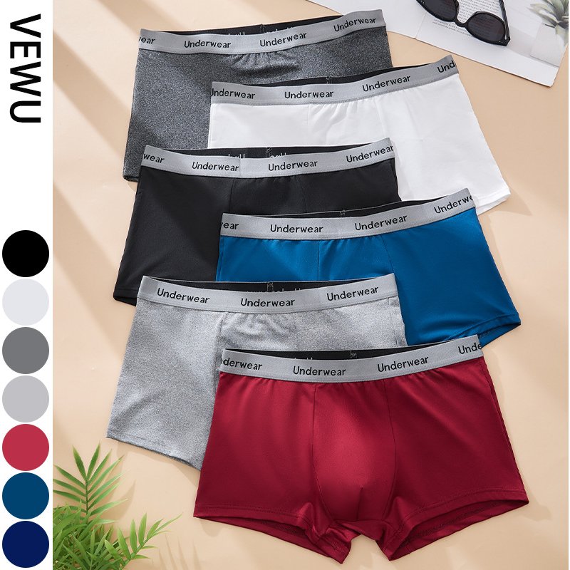 Men's Underwear Sports Boxer Briefs With Letter Belt Trendy Boxer Briefs