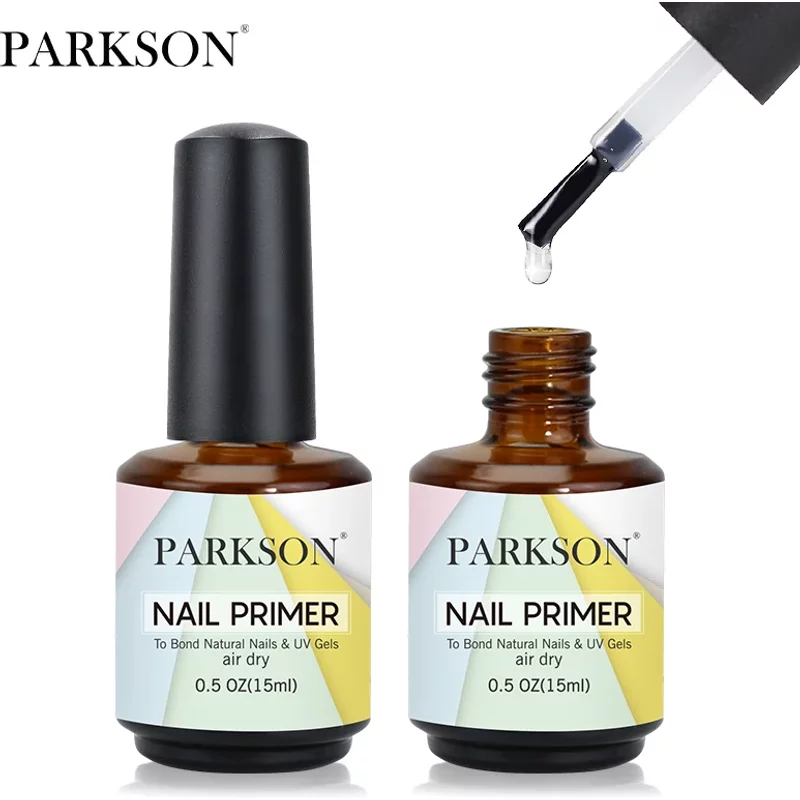 Parkson 15ml Fast Air Dry Primer Acid Free UV Gel Base Primer No Need UV LED Lamp Soak Off Gel Nail Polish For Nail Art Design