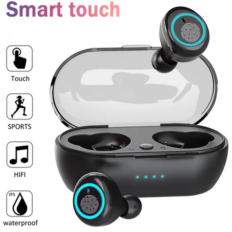 Y50 TWS Wireless Headphones Sport Earphone Bluetooth Gaming Headset Microphone Phone Wireless Earbuds For Xiaomi Huawei LG Phone