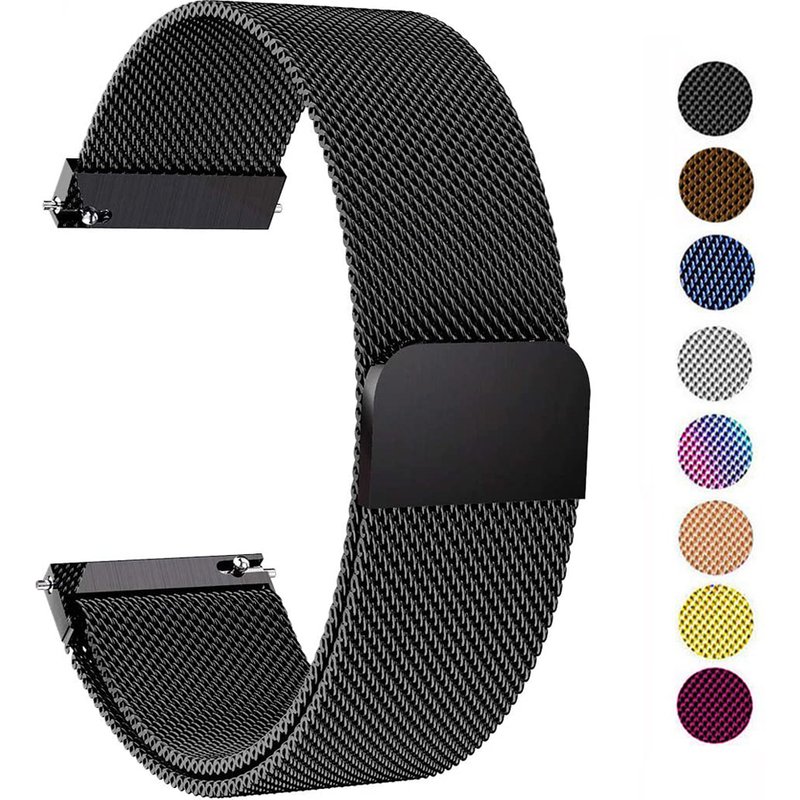20mm 22mm strap For Samsung Galaxy watch 4/classic/46mm/42mm/Active 2 Gear S3 Frontier Magnetic bracelet Huawei GT/2/3/Pro band