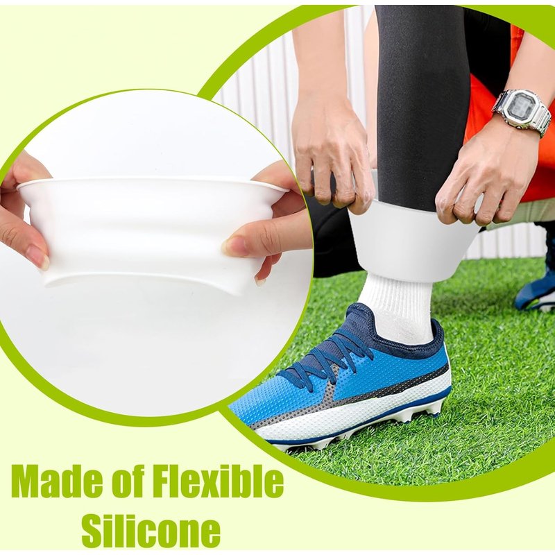 Men's And Women's Football High Grip Grip Tape Neck Training With Non Slip And Anti Slip Socks Sports Leggings Silicone Sleeve