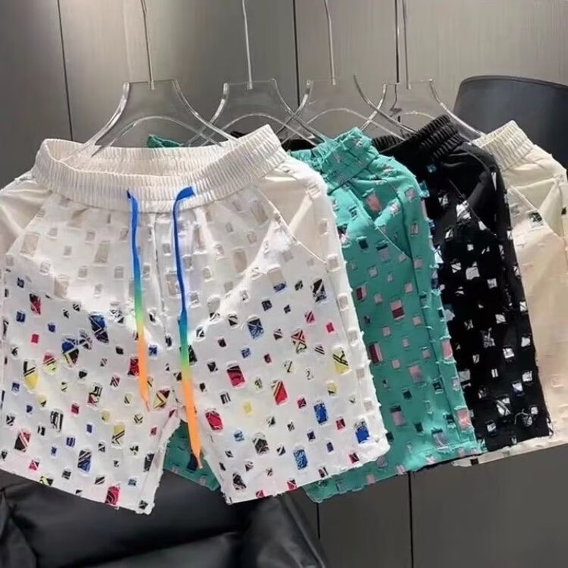 Men's Clothing Summer New Men's Fashion Personality Print Shorts Brand Handsome Youth All-match Shorts Loose Beach Pants