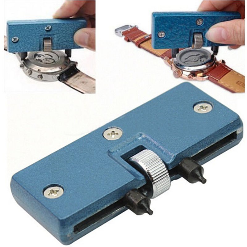 Qianbihe Adjustable Watch Repair Tool Cover Remover Back Case Opener Screw Wrench Kit