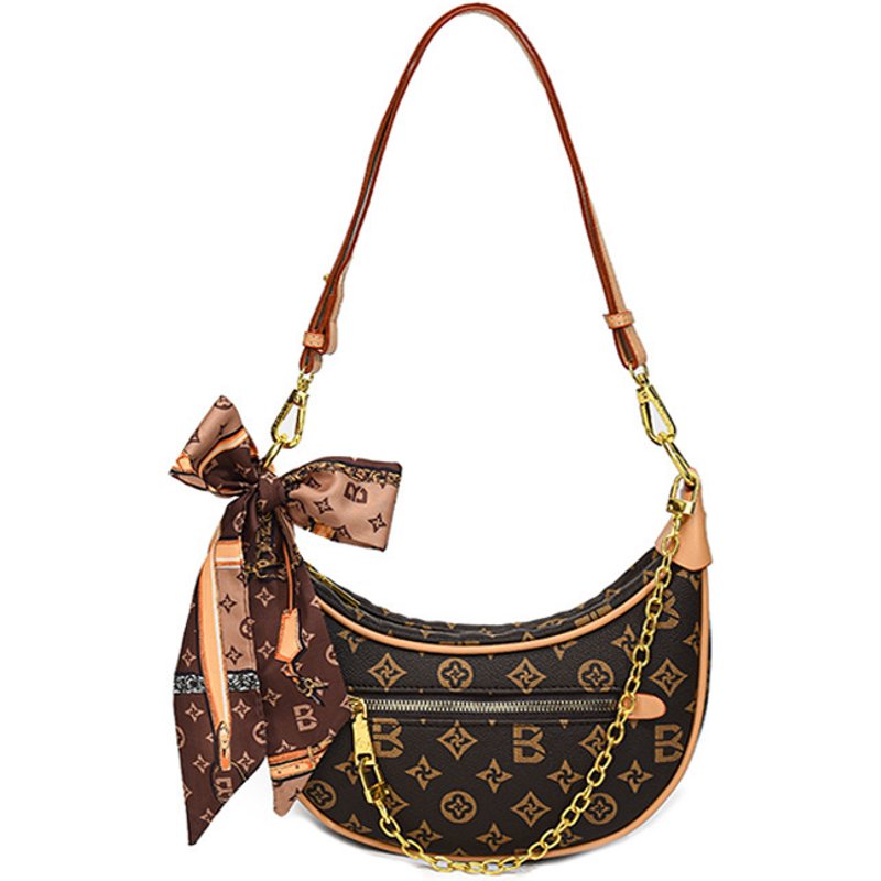 Shoulder Bag Top Quality Chain Casual Underarm Bag 2023 New Luxury Messenger Bag Versatile Crescent Bag Women's Bag