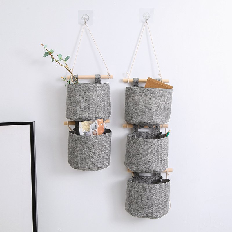 Home Storage Storage Hanging Bag Detachable Free Combination Door Wall Storage Bag Underwear Hanging Pocket Hanging Fabric Storage Bag