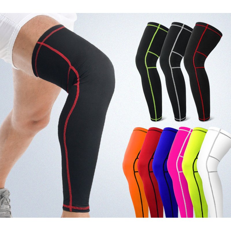 Basketball knee pads, outdoor badminton, cycling running silicone protective gear, extended breathable protection for
