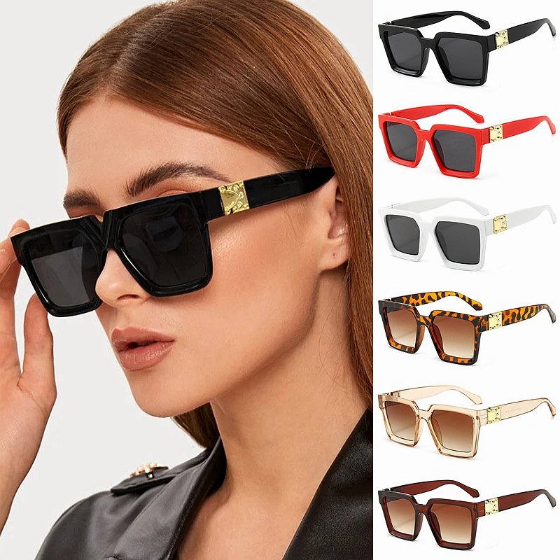 VOOTHOST Square Sunglasses Men Women Brand Designer Sun Glasses Women Vintage Eyeglass UV400 Goggles Outdoor Oculos De Sol F0082