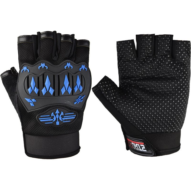 Cycling gloves men's spring summer autumn sports mountaineering equipment travel fitness half-finger gloves women's non-slip