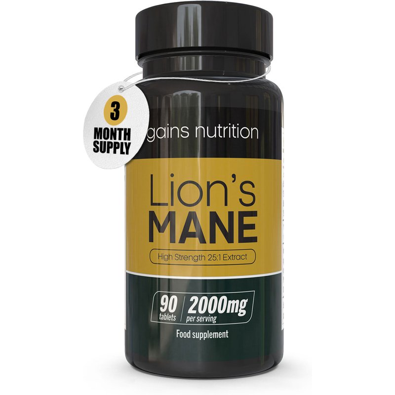 Lions Mane | 2000mg | 90 Tablets