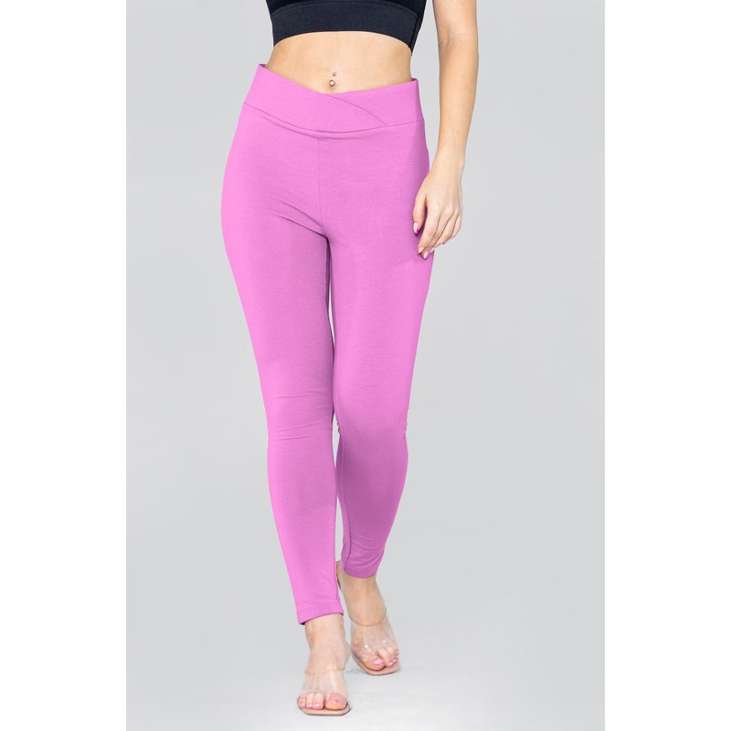Enorsia Womens Pink Active Yoga Leggings - UK 8