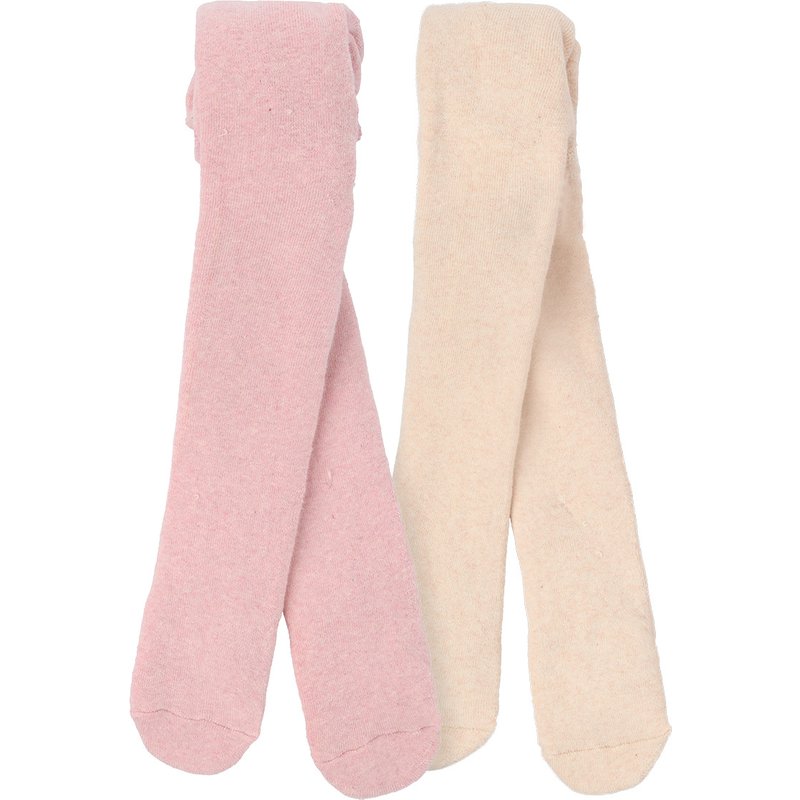 2 Baby Frottee-Strumpfhosen unifarben