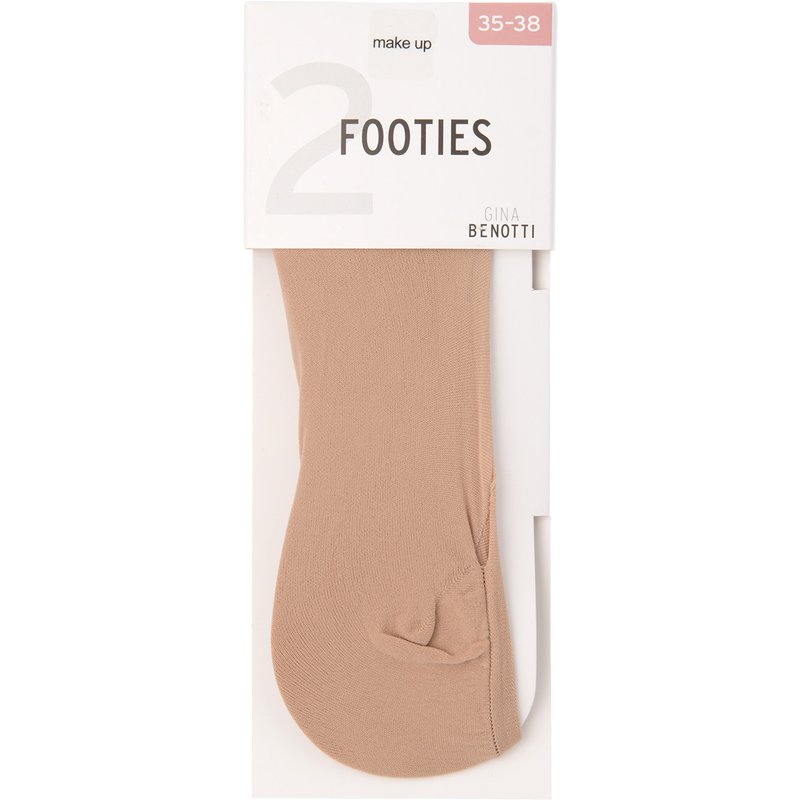 2 Paar Damen Ballerina-Füsslinge ohne Naht