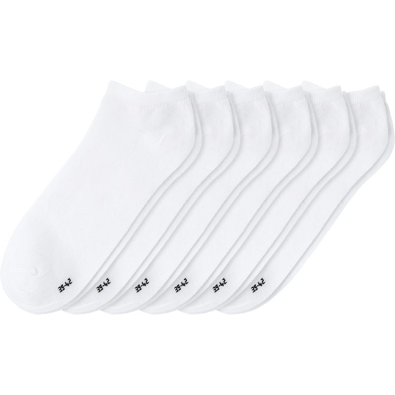 6 Paar Herren Sneaker-Socken unifarben