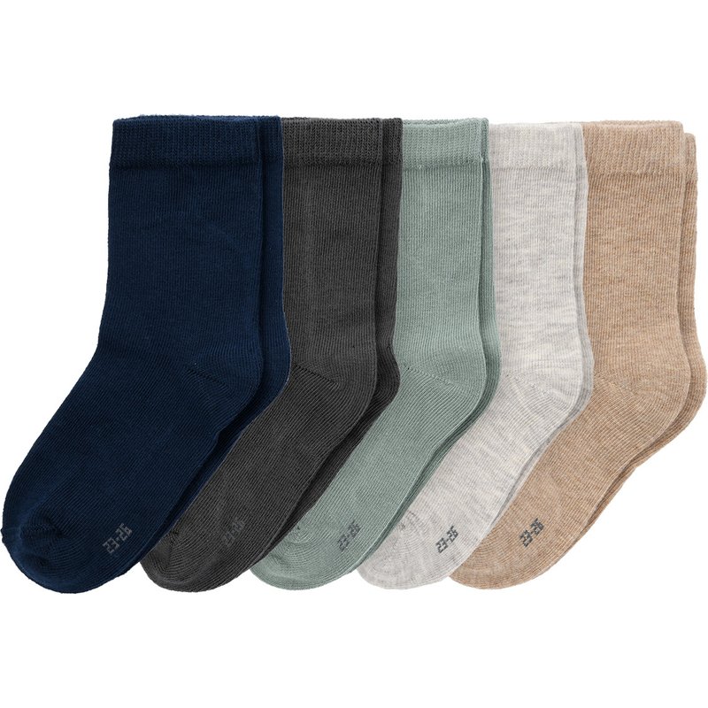 5 Paar Jungen Socken mit Bio-Baumwolle