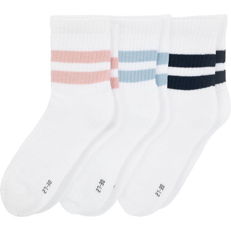 3 Paar Mädchen Sport-Socken