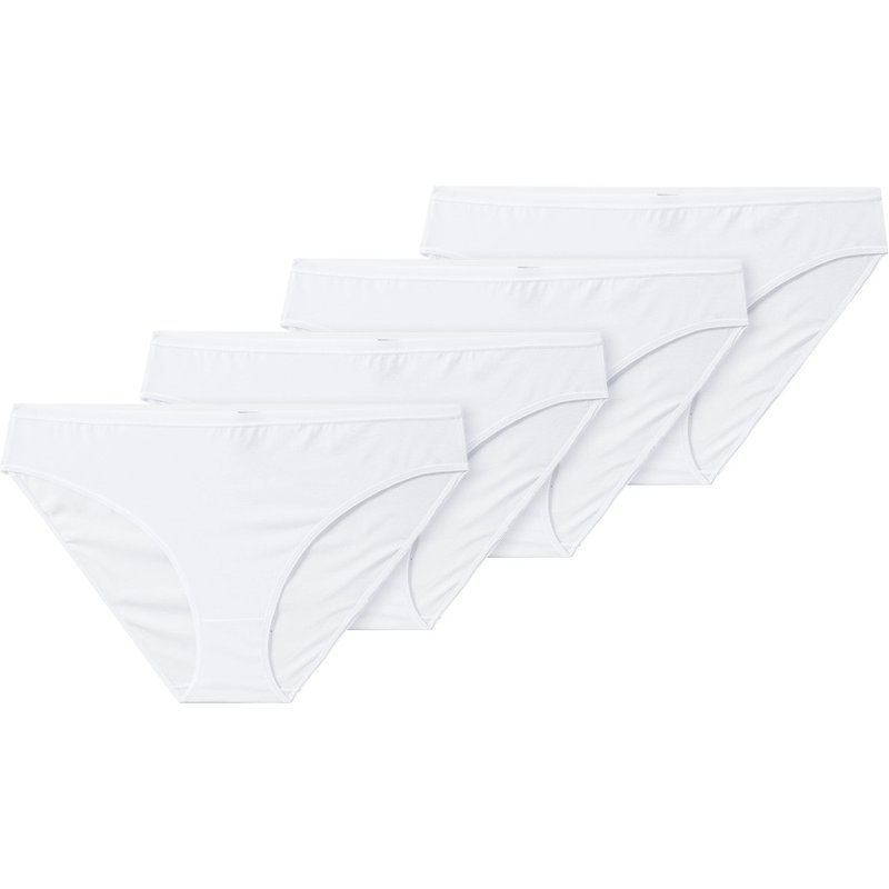 4 Damen Slips unifarben