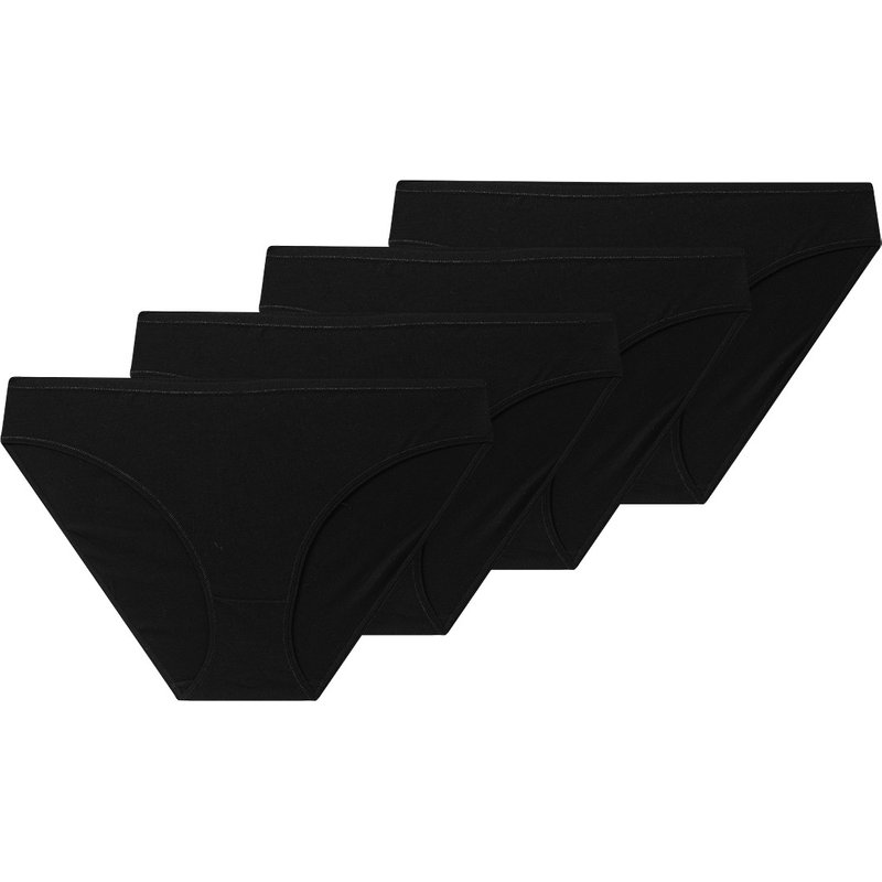 4 Damen Slips unifarben
