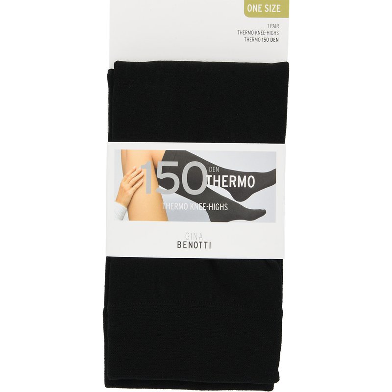1 Paar Damen Thermo-Kniestrümpfe gefüttert