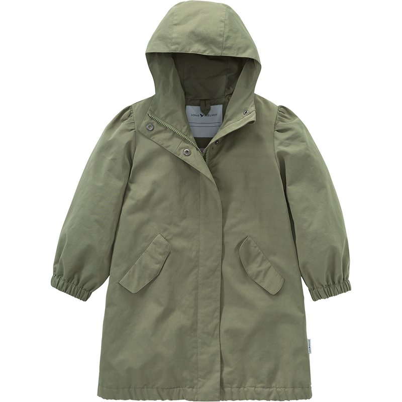 Mädchen Parka unifarben