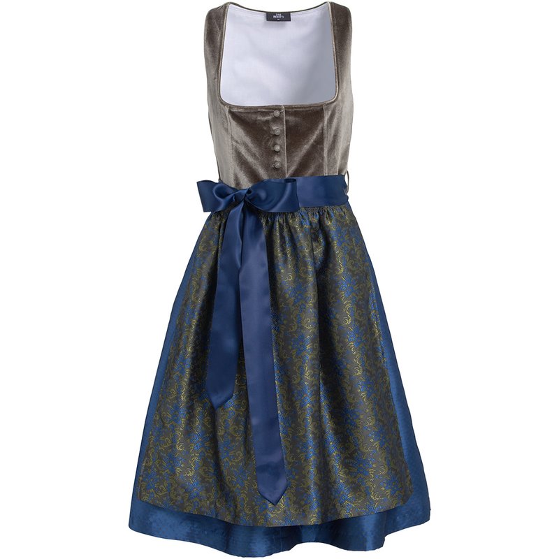 Damen Dirndl mit Velvet