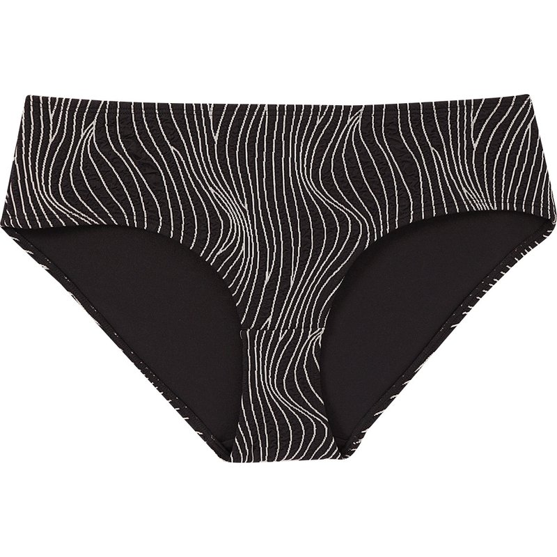 Damen Bikinipanty mit Wellenmuster