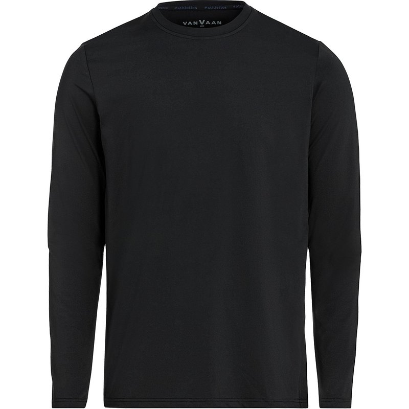 Herren Sport-Langarmshirt im Basic-Look