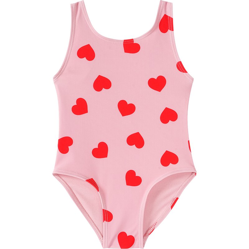 Baby Badeanzug mit Herz-Allover