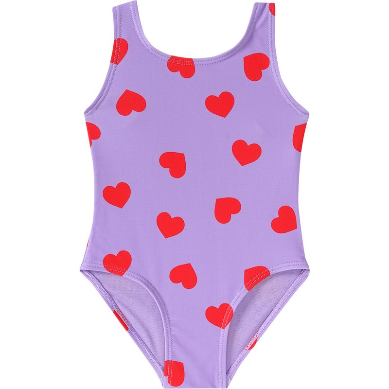 Baby Badeanzug mit Herz-Allover