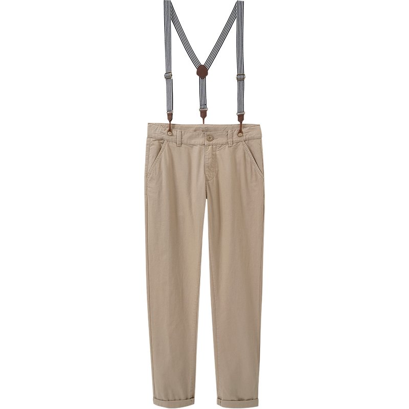 Jungen Chinohose mit Hosenträgern