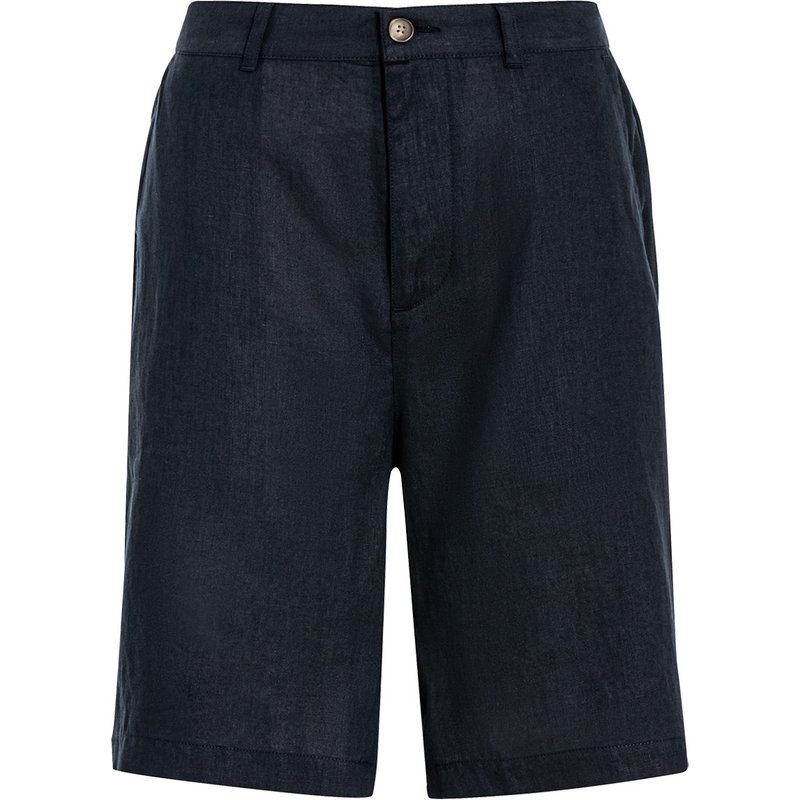 Herren Leinen-Shorts in Unifarben