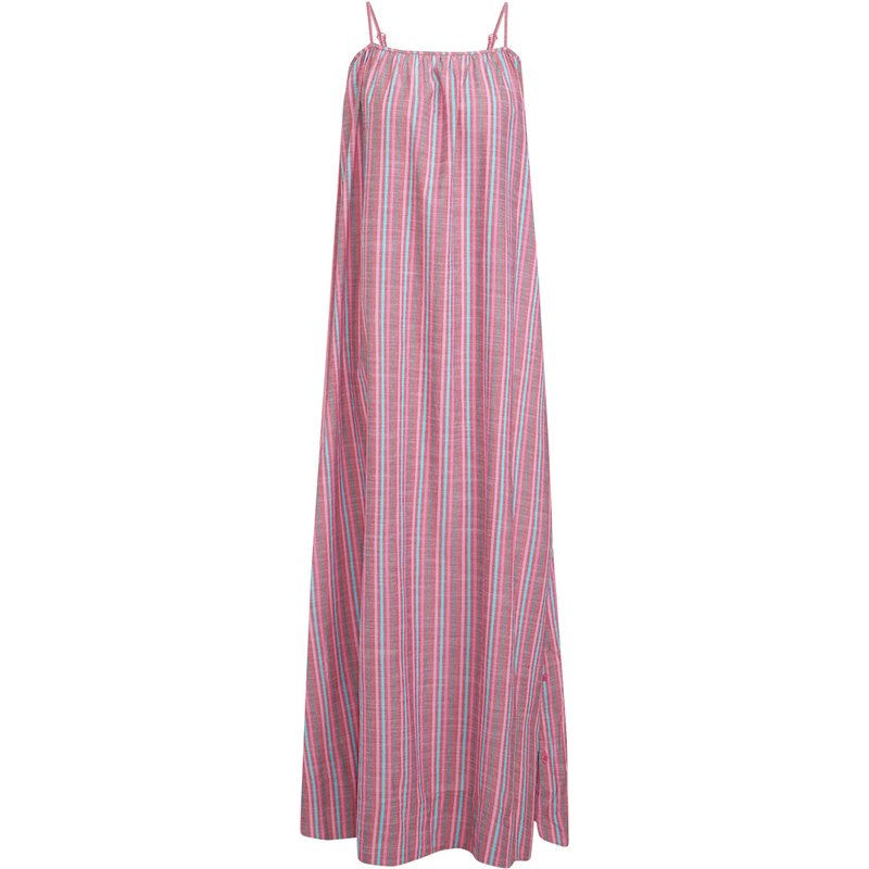 Damen Maxi-Kleid mit Streifenmuster