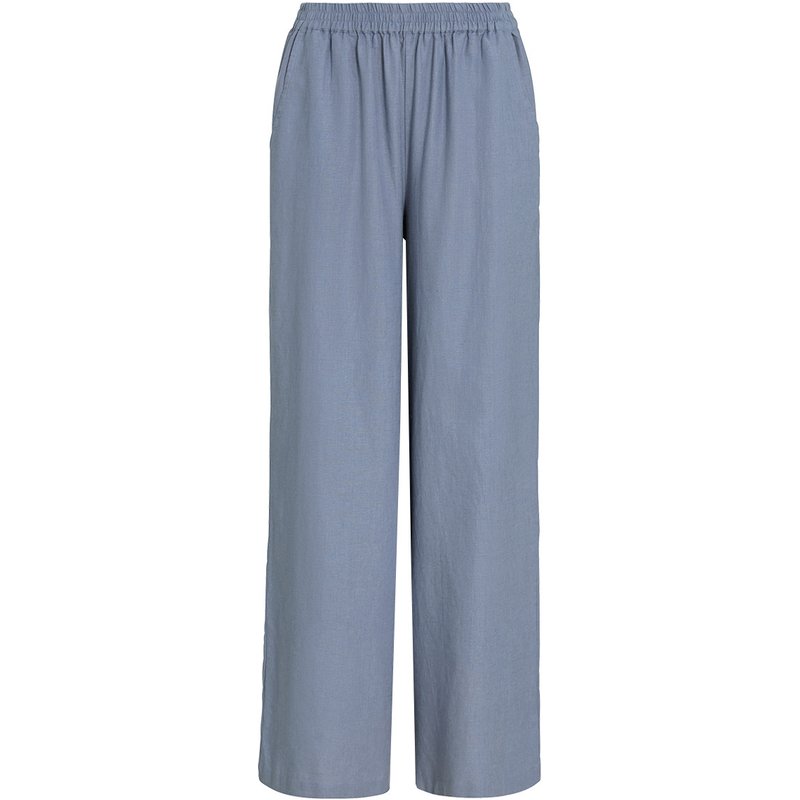 Damen Leinen-Hose mit Elastikbund