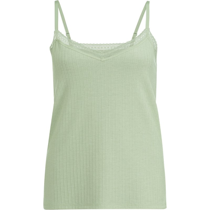 Damen Schlaftop mit Ajour-Muster