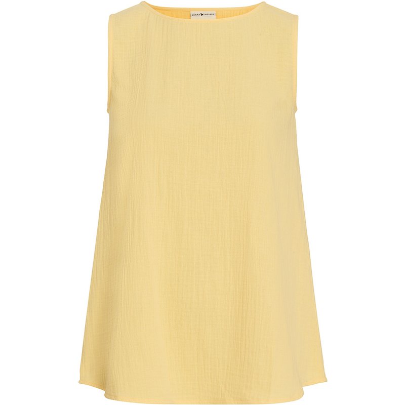 Damen Musselin-Top in Unifarben