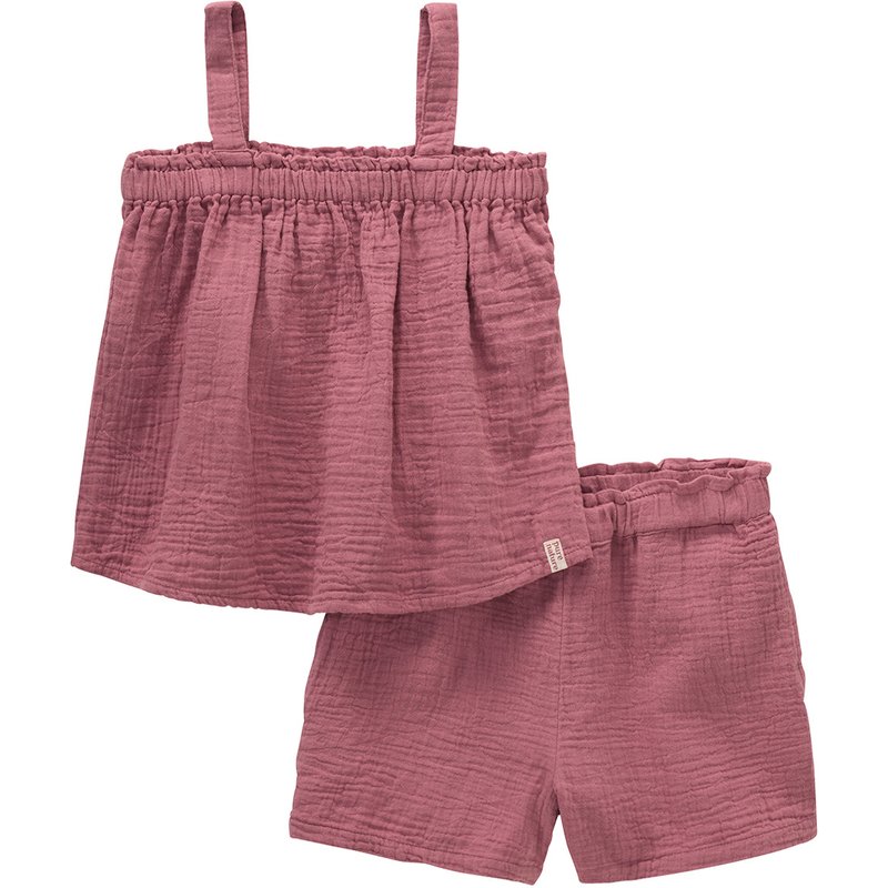 Mädchen Top und Shorts aus Musselin