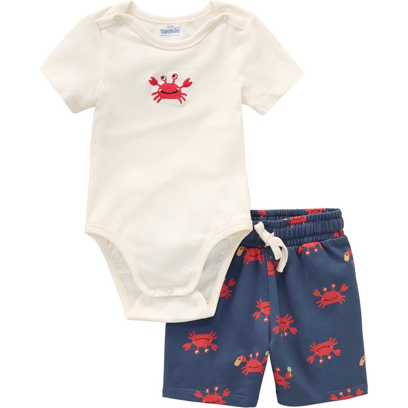 Newborn Set aus Body und Shorts