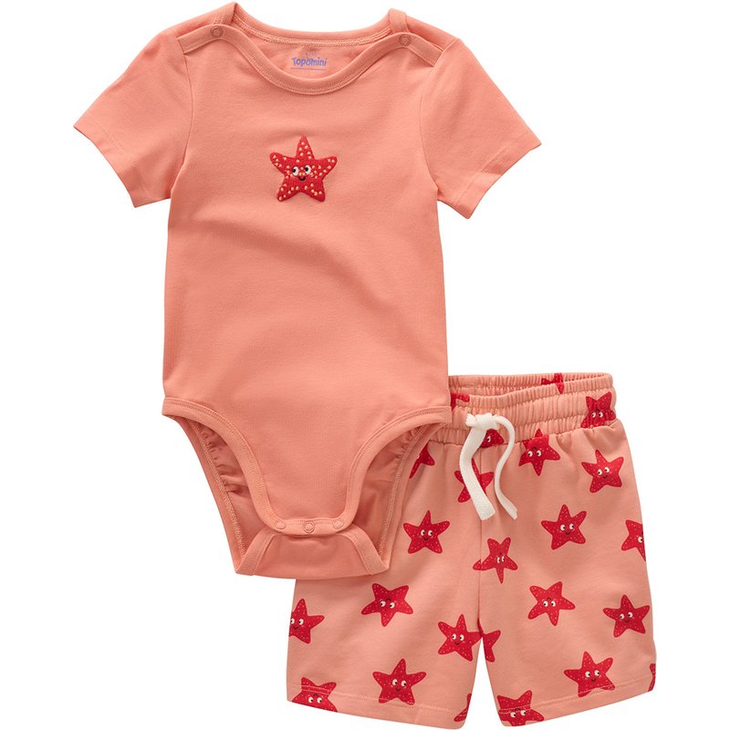 Newborn Set aus Body und Shorts