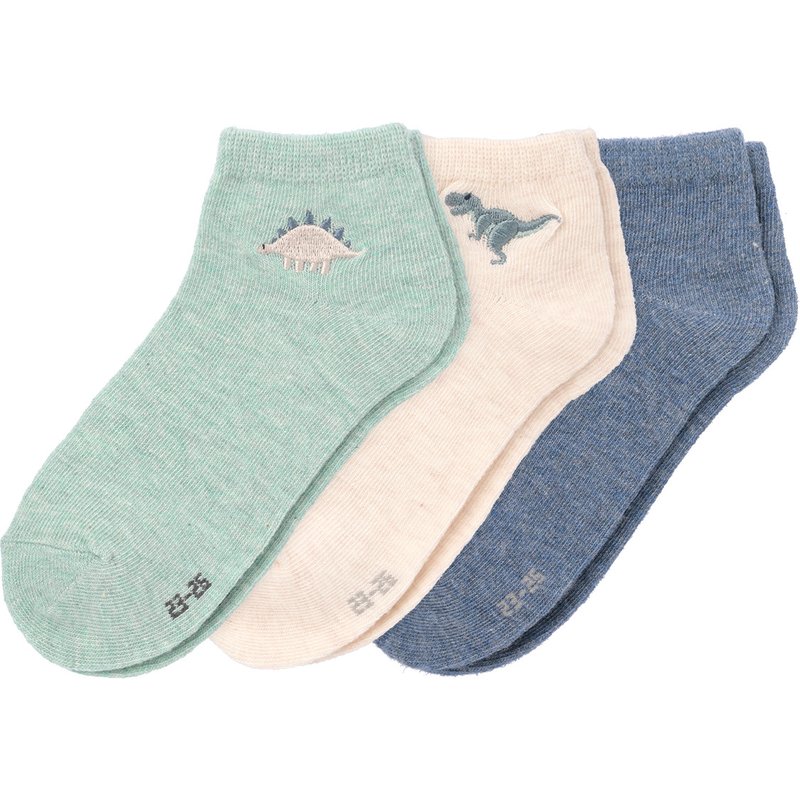 3 Paar Jungen Sneaker-Socken knöchelhoch