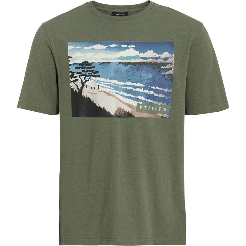 Herren T-Shirt mit großem Print