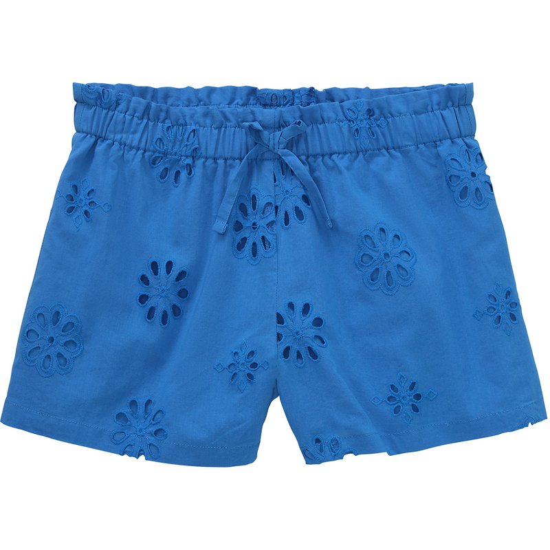Mädchen Shorts mit Lochstickerei