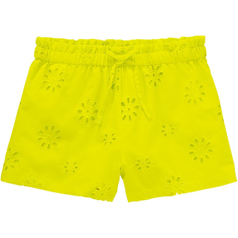 Mädchen Shorts mit Lochstickerei