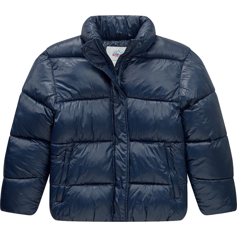Mädchen Winterjacke in glänzender Optik
