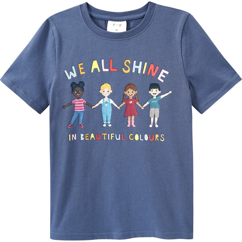 Kinder T-Shirt mit Message-Print