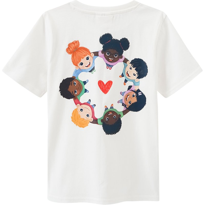 Kinder T-Shirt mit Message-Print