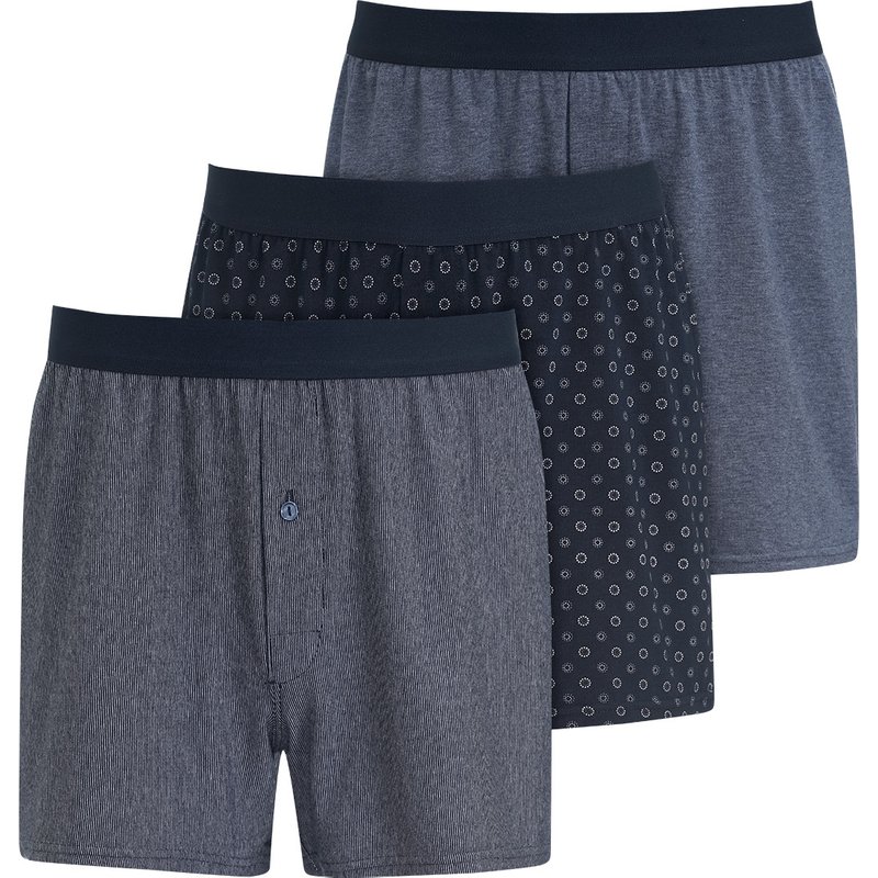 3 Herren Boxershorts aus Jersey