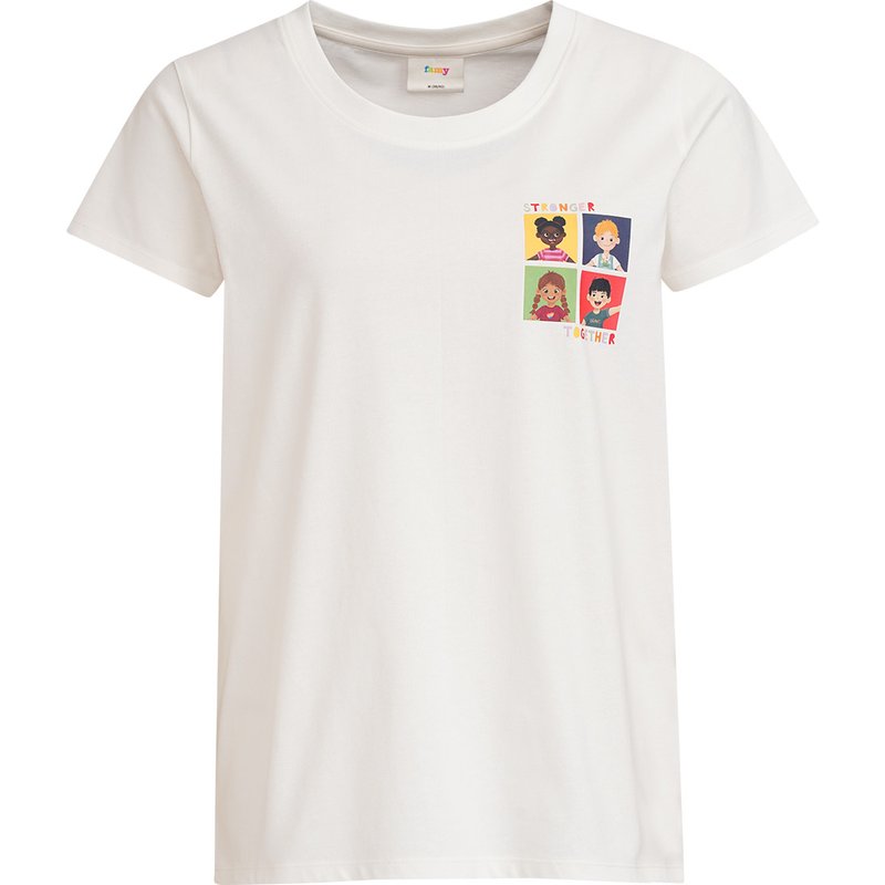 Damen T-Shirt mit Message-Print