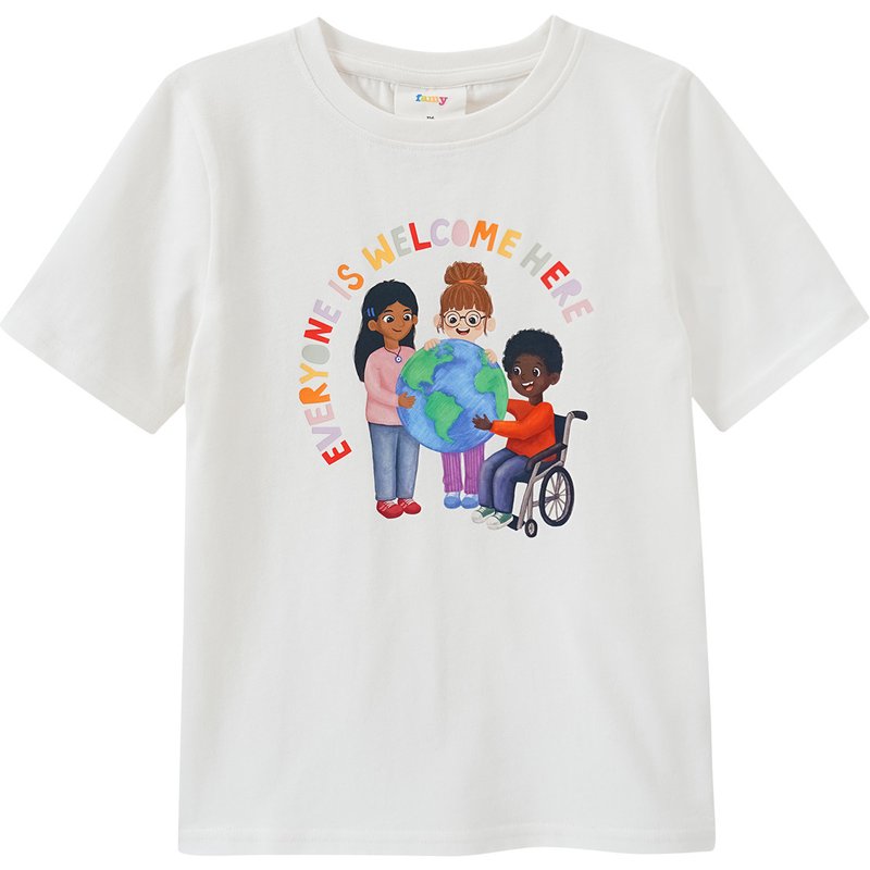 Kinder T-Shirt mit Message-Print
