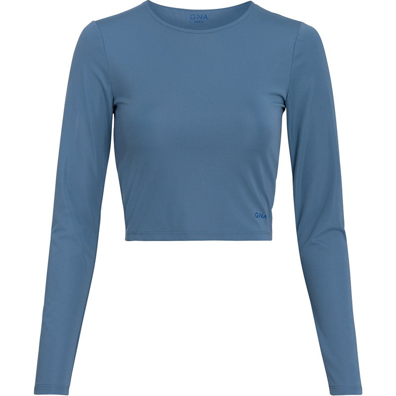 Damen Sport-Langarmshirt unifarben